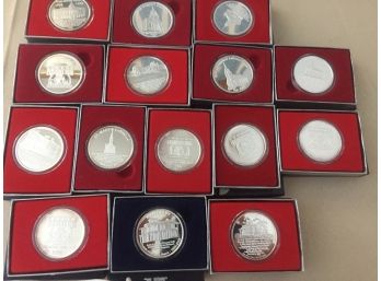 15 Silver Aurora Farmers Fair Collector Coins - Aurora ,IN