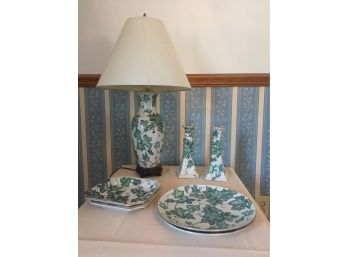 Ivy Assortment, 6 Plates, Lamp And More- Aurora, IN