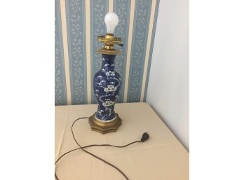 Antique Chinese Prunus Vase Made Into Lamp- - Aurora, IN