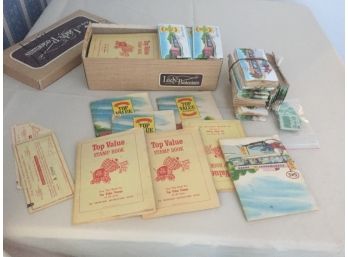 Vintage 1959 Top Value Stamp Books, Large Lot - - Aurora, IN