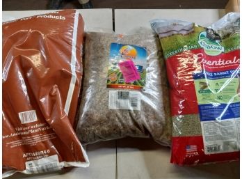 Assortment Of Pet Food And Fertilizer