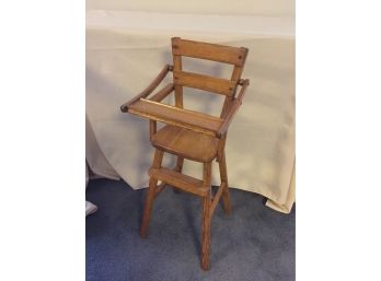 Vintage Oak Doll High Chair- Lawrenceburg, IN Pick Up