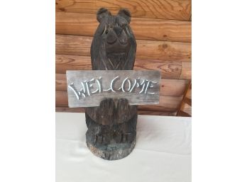 Wooden Welcome Bear- Lawrenceburg, IN Pick Up
