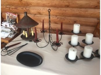 Vintage Metal Assortment, Chandelier, Candle Holders And More - Lawrenceburg, IN Pick Up