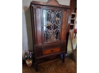 Antique Hutch/china Cabinet, Contents Not Included