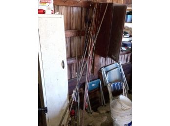 Vintage Assortment Of Fishing Poles