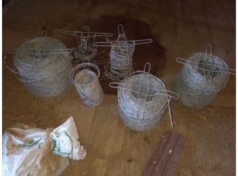 Vintage Assortment Of Barb Wire