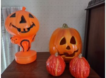 Vintage Halloween Blow Mold, And More