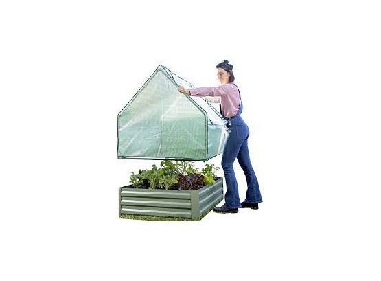 Danjani Raised Garden Bed With Drop Over Greenhouse