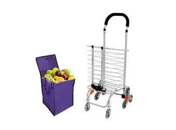 Foldable Cart With Stair Climbing Wheels
