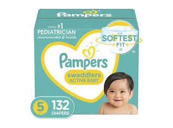 Pampers Swaddlers Active Baby Size 5 Diapers
