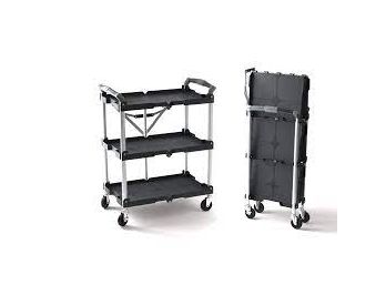 Pack-n-roll 150 Ib Capacity Collapsible Service Cart By Olympia Tools