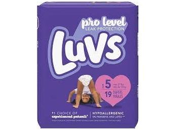 Luvs Pro Level Leak Protection Size 5 Diapers