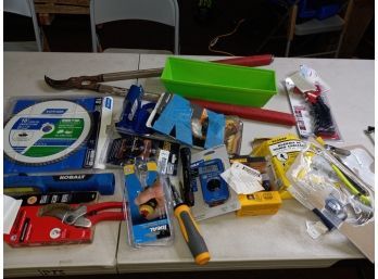 Assortment Of Small Lowes Supplies & Tools