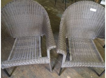 Rattan Chairs (ONE CHAIRS BACK LEG IS SLIGHTLY BENT)