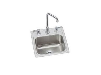 Elkay Drop In Single Bowl Sink Kit (15''L X 15''W X 6''D)