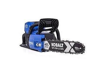 Kobalt 40v Brushless Chainsaw, Battery And Charger Included