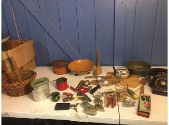 Fun Vintage Assortment, Poker Chips, Cookie Cutters And More