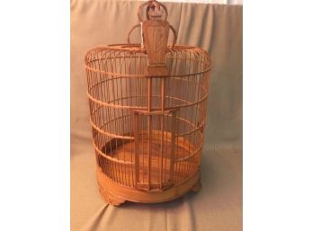 Wooden Bird Cage- Bottom Not Attached