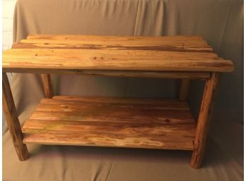 Log Cabin Style Coffee Table