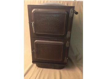Vintage Toledo Cooker Company Small Icebox