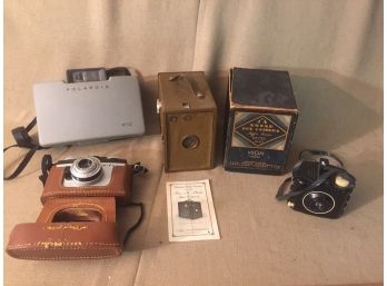 Argus A4, Antar Vouge, Polaroid 210, Mini Brownie