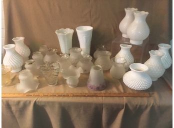 Vintage Globe Assortment And Vases