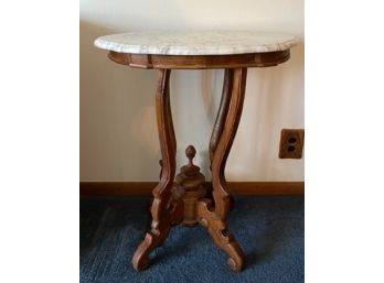 Marble Top Wooden Stand