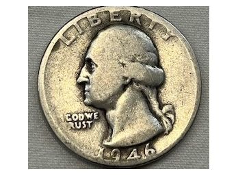 1946 US Quarter 90 Silver