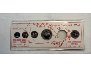 Uncirculated  1973 Set Of Canadian Coins
