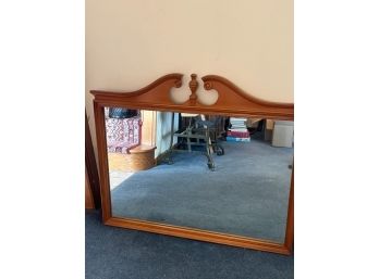 Mirror With Carved Wood Frame