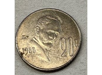 1980 Mexico 20 Centavos