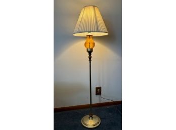 Vintage Brass Floor Lamp - #3