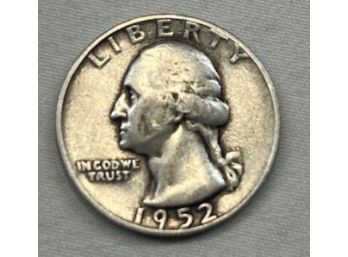 1952 US Quarter 90 Silver