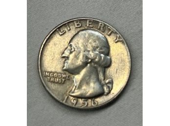 1956 US Quarter 90 Silver