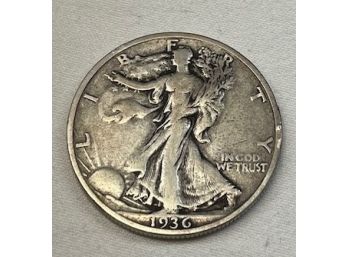 1936 Half Dollar (90Silver) Rare Walking Liberty