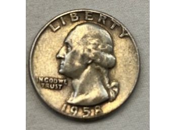 1958 US Quarter 90 Silver