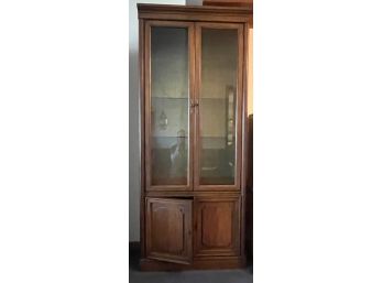 Vintage Wooden And Glass Hutch (One Piece)