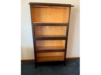Vintage 4 Tier Stacked Barrister Lawyers Bookcase