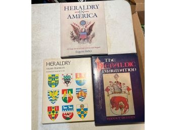 Lot Of 3 Book On Heraldry