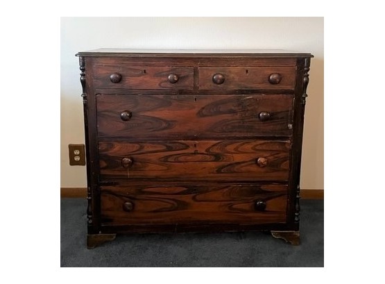 1850'S Painted Chest Dresser
