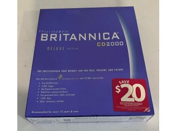 Unopened Encyclopedia Britannica CD2000 Deluxe Edition