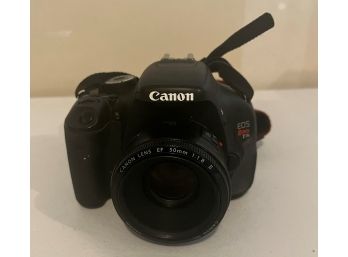 Cannon EOS Rebel T3i With Carrying Case
