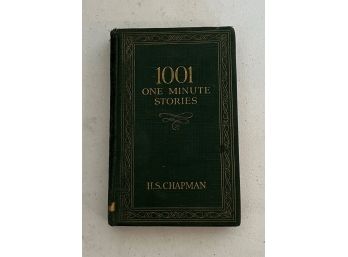 VINTAGE 1001 One Minute Stories By H.S Chapman (1927)
