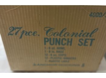 27 Piece Colonial Punch Set (New In Box)