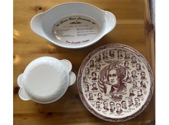 3 Ceramic Serving Dishes