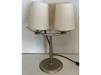 Metal Lamp - 2 Bulbs
