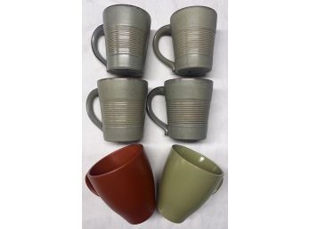 6 Ceramic Coffee Mugs
