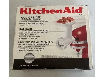 Kitchen Aid Food Grinder Standard Mixer Attachment -  New In Box