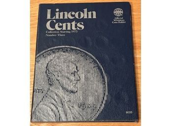 Lincoln Cents 1975  (Number 3) - Coin Collection Book